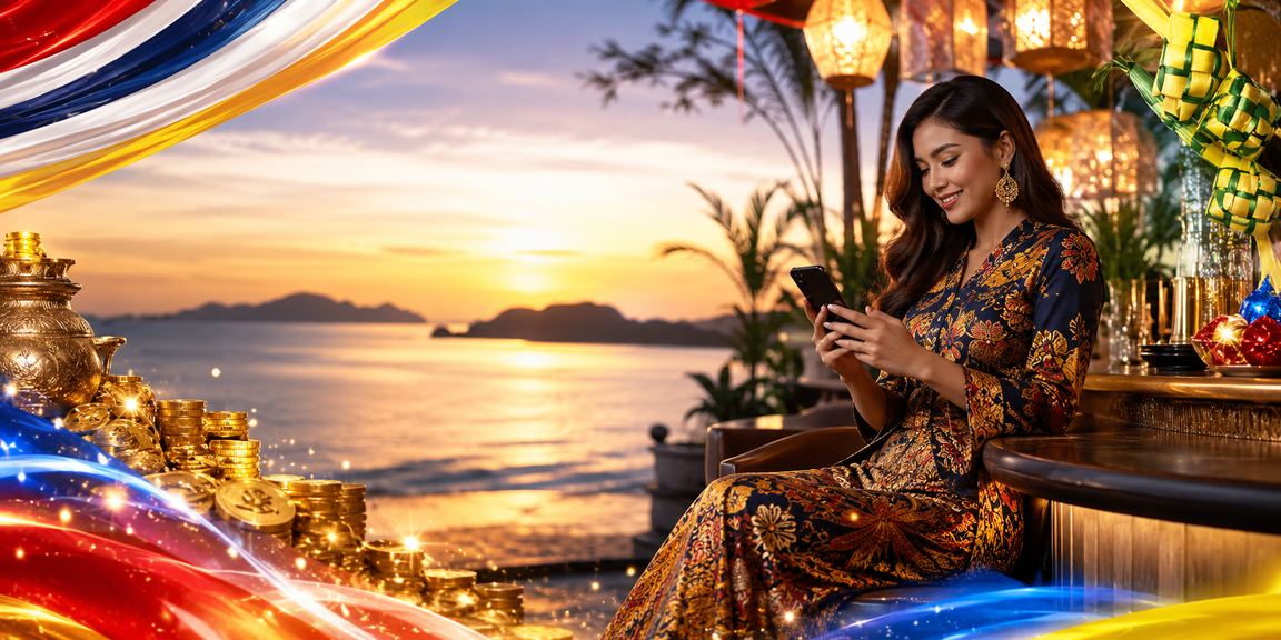 Kota Kinabalu users accessing imaju88 mobile casino with Malaysian batik motifs